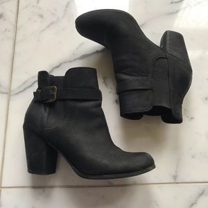 Abound Black Buckle Booties